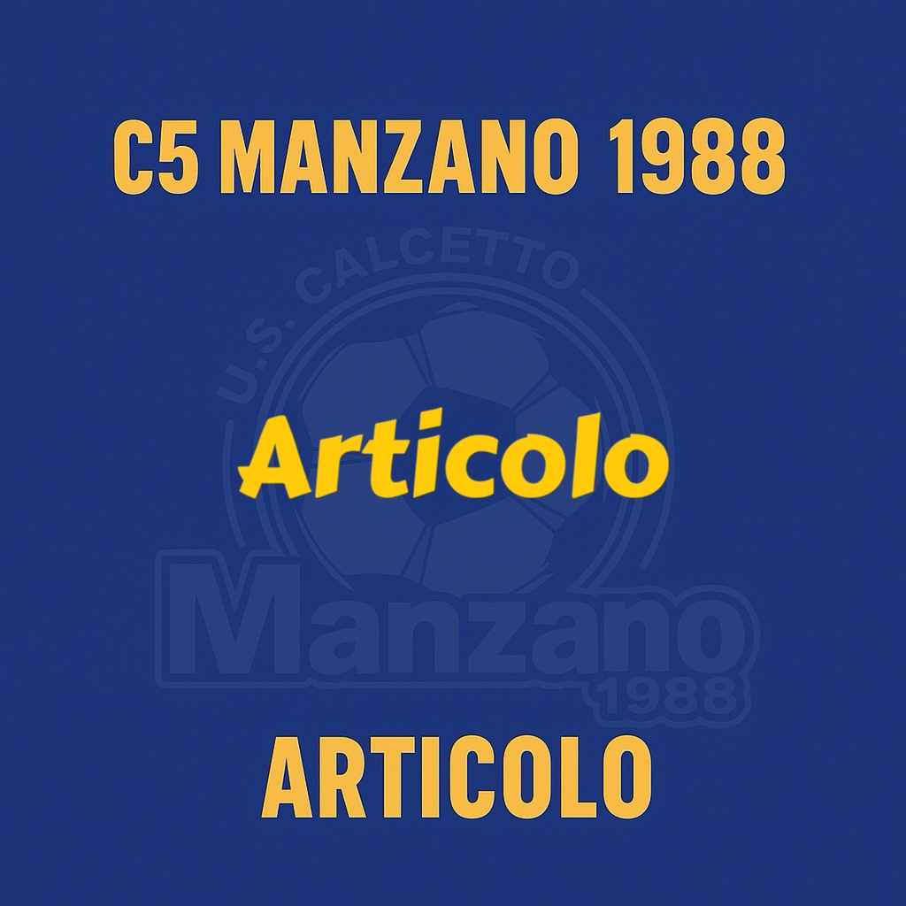 **Manzano U21: quarto successo di fila e vetta agganciata**